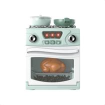 Brinquedo Fogão Mini Cozinha com Luz Som Interativo Faz de Conta Infantil - Fenix Brinquedos LKC-990 Brinquedo Fogão Mini Cozinha com Luz Som Interativo Faz de Conta Infantil - Fenix Brinquedos LKC-990