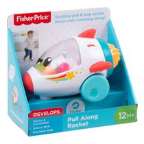 Brinquedo Foguete Anda Comigo e Bolinhas Fisher Price Gcv74