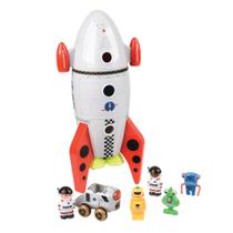 Brinquedo Foguete Espacial CP Toys - Missão Espacial com Astronautas e Alienígenas