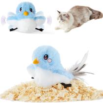 Brinquedo Folha com Erva-do-Gato para Gatos - Flapping Bird