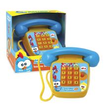 Brinquedo Foninho Sonoro da Galinha Pintadinha Mini Telefone Elka - 1087