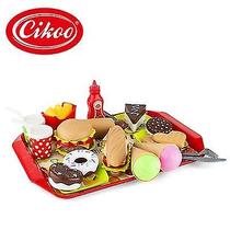Brinquedo Food Pretend Play Food Set, fingir Role Play Brinquedos para Ed
