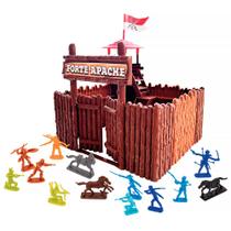 Brinquedo Forte Apache Batalha Kids 15 pçs 0049 - Gulliver