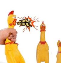Brinquedo frango sonoro para cães