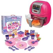 Brinquedo Fritadeira Com Timer Luz Som + Meu Jantarzinho