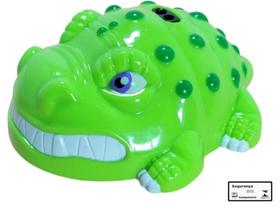 Brinquedo Fujao Jacare Braskit Robo Interativo com Sensor e Som para Divertir Criancas e Pets