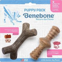 Brinquedo Funcional Benebone Puppy 2-Pack Maplestick + Zaggler