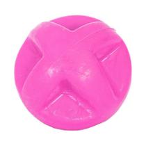 Brinquedo Furacão Pet Bola de Borracha Maciça Superball Rosa para Cães - Tamanho M