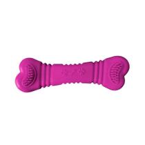 Brinquedo Furacão Pet Osso Bone Rosa para Cães - Tamanho P