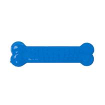 Brinquedo Furacão Pet Osso Plaque Ataque com Cravo Azul para Cães - Tamanho M