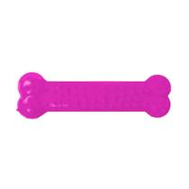 Brinquedo Furacão Pet Osso Plaque Ataque com Cravo Rosa para Cães - Tamanho M