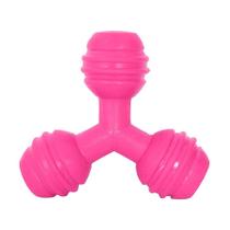 Brinquedo Furacão Pet Triângulo de Borracha Rosa para Cães - Tamanho P Brinquedo Furacão Pet Triângulo de Borracha Rosa para Cães - Tamanho P