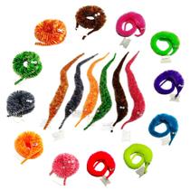 Brinquedo Fuzzy Worms Le Tooter Magic Pet Carnival Party 24 unidades