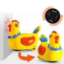 Brinquedo Galinha Põe Ovo Som Luz Anda Sozinha