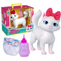 Brinquedo Gata Felicia Faz Xixi Com Acessórios - Super Toys - Supertoys