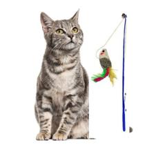 Brinquedo Gato Varinha Vara Para Gato Napi Ratinho E Guizo interativo brincadeira divertida Brinquedo Gato Varinha Vara Para Gato Napi Ratinho E Guizo interativo brincadeira divertida