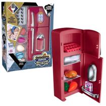 Brinquedo Geladeira Duplex Chef Kids 10 Peças