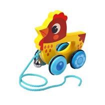 Brinquedo genérico de madeira Animal Push Toy para crianças de 1 a 3 anos Brinquedo genérico de madeira Animal Push Toy para crianças de 1 a 3 anos