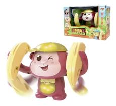 Brinquedo Gira Macaco Divertido e Giratório Colorido para Crianças