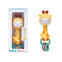 Brinquedo Girafa Musical Com Sons Sensíveis Movimento Buba