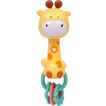 Brinquedo Girafinha Musical Sensível Ao Movimento Luz e Mordedor Buba