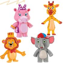 Brinquedo giramille com 4 personagens thay + giramille + tromba + juba - Adijomar Brinquedos