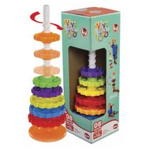 Brinquedo Giro Magico Sensorial Educativo Colorido 12 meses Engrenagem Viva Brincar Brinquedo Giro Magico Sensorial Educativo Colorido 12 meses Engrenagem Viva Brincar