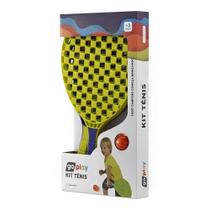 Brinquedo Go Play Kit Tênis com 2 Raquetes e Bolinha Esporte Infantil Multikids - BR949 Brinquedo Go Play Kit Tênis com 2 Raquetes e Bolinha Esporte Infantil Multikids - BR949
