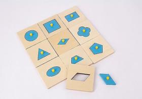 Brinquedo gráfico geométrico sólido para crianças de 4 a 12 anos