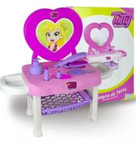 Brinquedo Grande Penteadeira Com Acessórios Maquiagem Menina