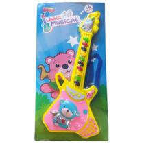 Brinquedo Guitarra Linha Musical Amarelo Ursinho Alça Zoop - Zoop Toys