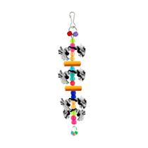 Brinquedo Happy Bird Madeira Vertical para Pássaros - Cores Sortidas Brinquedo Happy Bird Madeira Vertical para Pássaros - Cores Sortidas