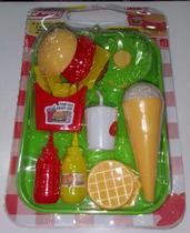 Brinquedo- Happy Food com Bandeja