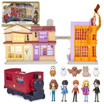 Brinquedo Harry Potter - Mundo Mágico Deluxe: Diagon Alley e Hogwarts Express