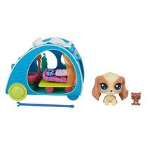Brinquedo Hasbro Coleção Pet Shop Littlest E2103 Mini Playset Cozy Camper