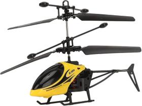 Brinquedo Helicóptero de Controle Remoto e Sensor de Indução Infantil