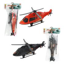 Brinquedo Helicóptero de Resgate Policial Para Criança