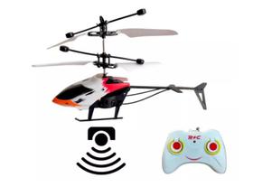 Brinquedo Helicóptero drone de Controle Remoto Recarregável