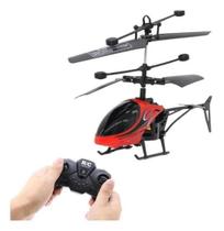 Brinquedo Helicóptero Drone Recarregável Com Controle Remoto E Luz 3.5 Canal