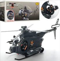 Brinquedo Helicóptero Soldado De Ação Com Luzes E Sons