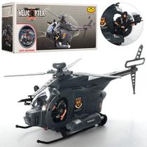 Brinquedo Helicóptero Soldado De Ação Com Luzes E Sons - Toy king