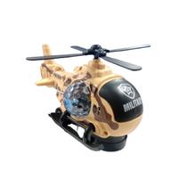 Brinquedo Helicóptero Spray Hélice Solta Fumaça Com Luz e Som Brinquedo Helicóptero Spray Hélice Solta Fumaça Com Luz e Som
