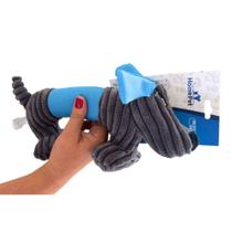 Brinquedo Home Pet Pelúcia Cachorro Salsicha Azul