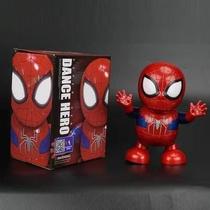 Brinquedo homem aranha dança e toca musicas e também tem luz e top. Brinquedo homem aranha dança e toca musicas e também tem luz e top.