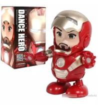 Brinquedo homem de ferro dança e toca musicas e tem luz!!!