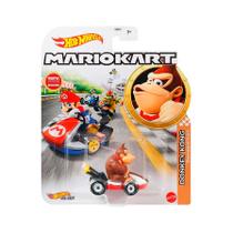 Brinquedo Hot Wheels Mario Kart Donkey Kong com kart padrão