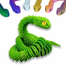 Brinquedo impresso em 3D Snake Animals Movable Joint Fidget Toy