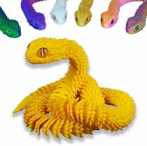 Brinquedo impresso em 3D Snake Animals Pet Movable Joint Fidget Toy Brinquedo impresso em 3D Snake Animals Pet Movable Joint Fidget Toy