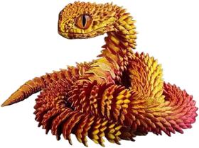 Brinquedo impresso em 3D Snake Animals Pet Movable Joint Fidget Toys