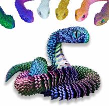 Brinquedo impresso em 3D Snake Animals Pet Movable Joint Fidget Toys